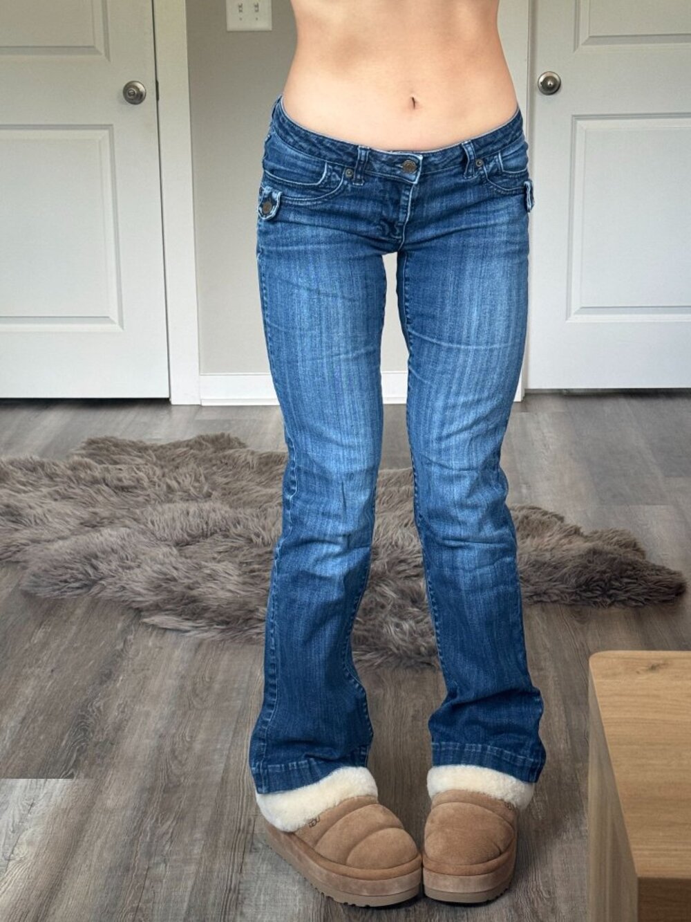 2000s Banana Republic Limited Edition Low Rise Bootcut Jeans Womens 4L Grunge